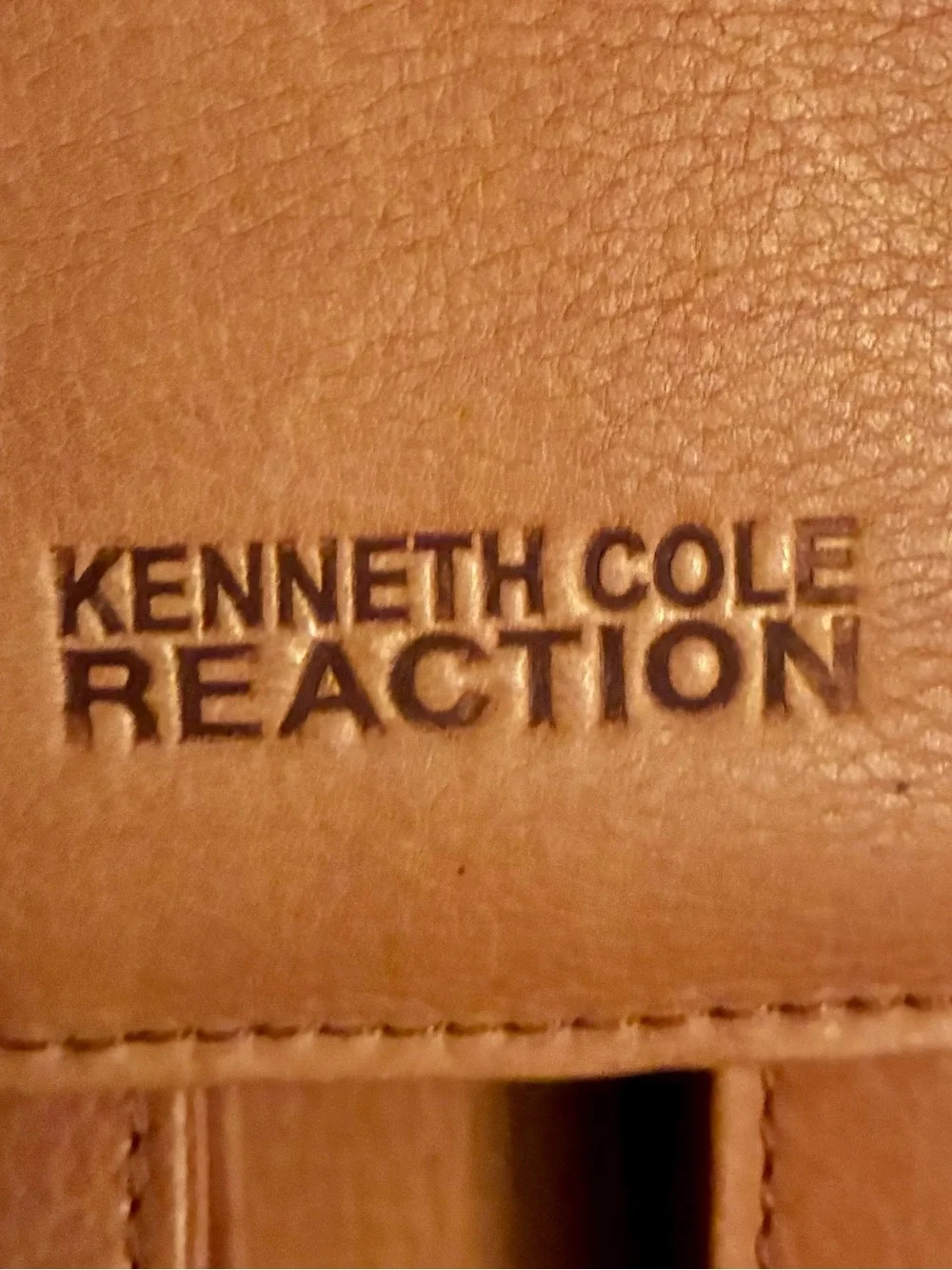 Kenneth Cole Reaction genuine leather